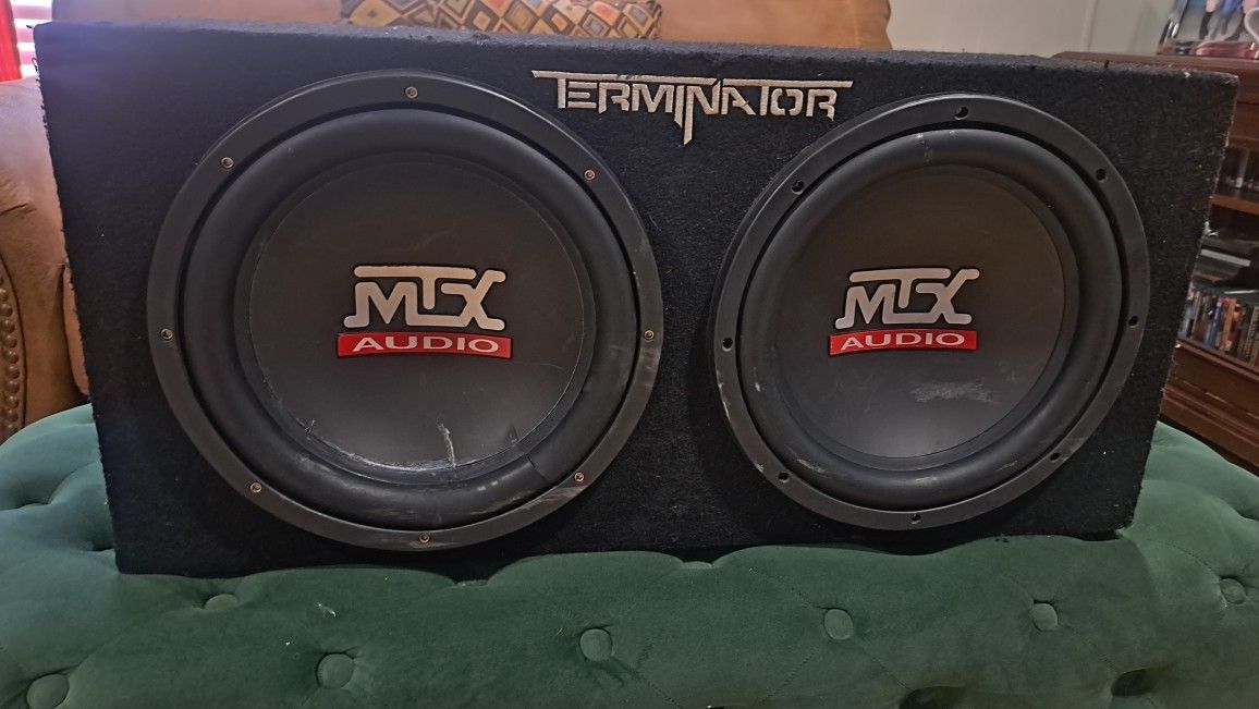 MTX terminator12" subwoofers