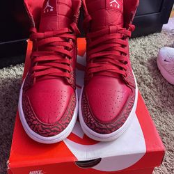 Jordan 1 Retro Red Elephant Print!!