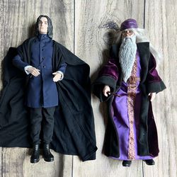 Mattel HARRY POTTER Severus Snape and Dumbledore 12" Action Figure Doll
