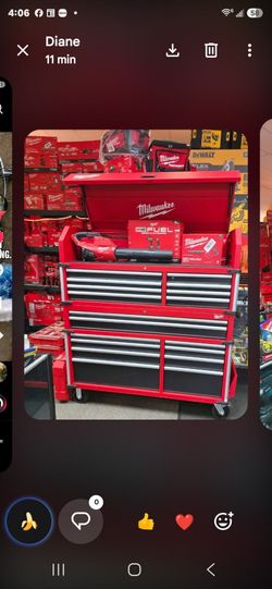 Milwaukee Rolling Tool Chest Cabinet Combo