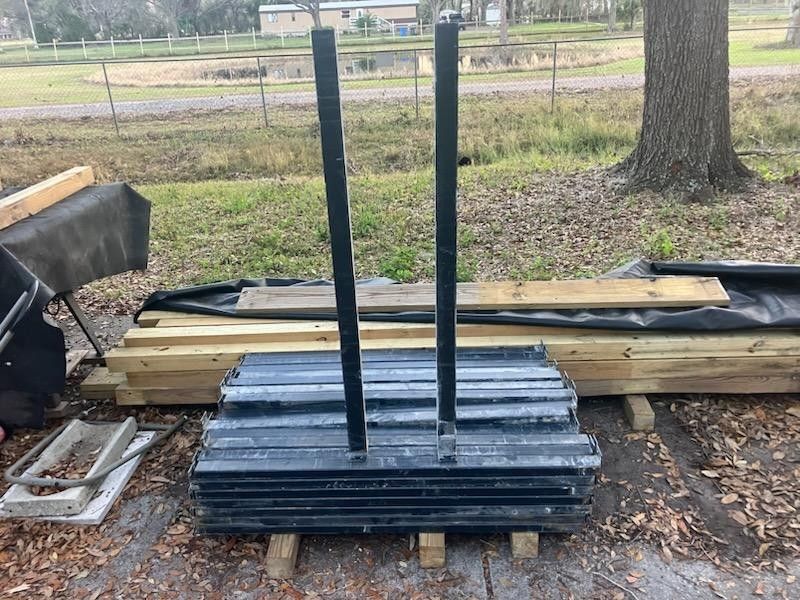 1-1/2" X 2-1/2" X54" Steel Tubing  1/8" Thick.  100 Pieces $8 Each Or All For $500