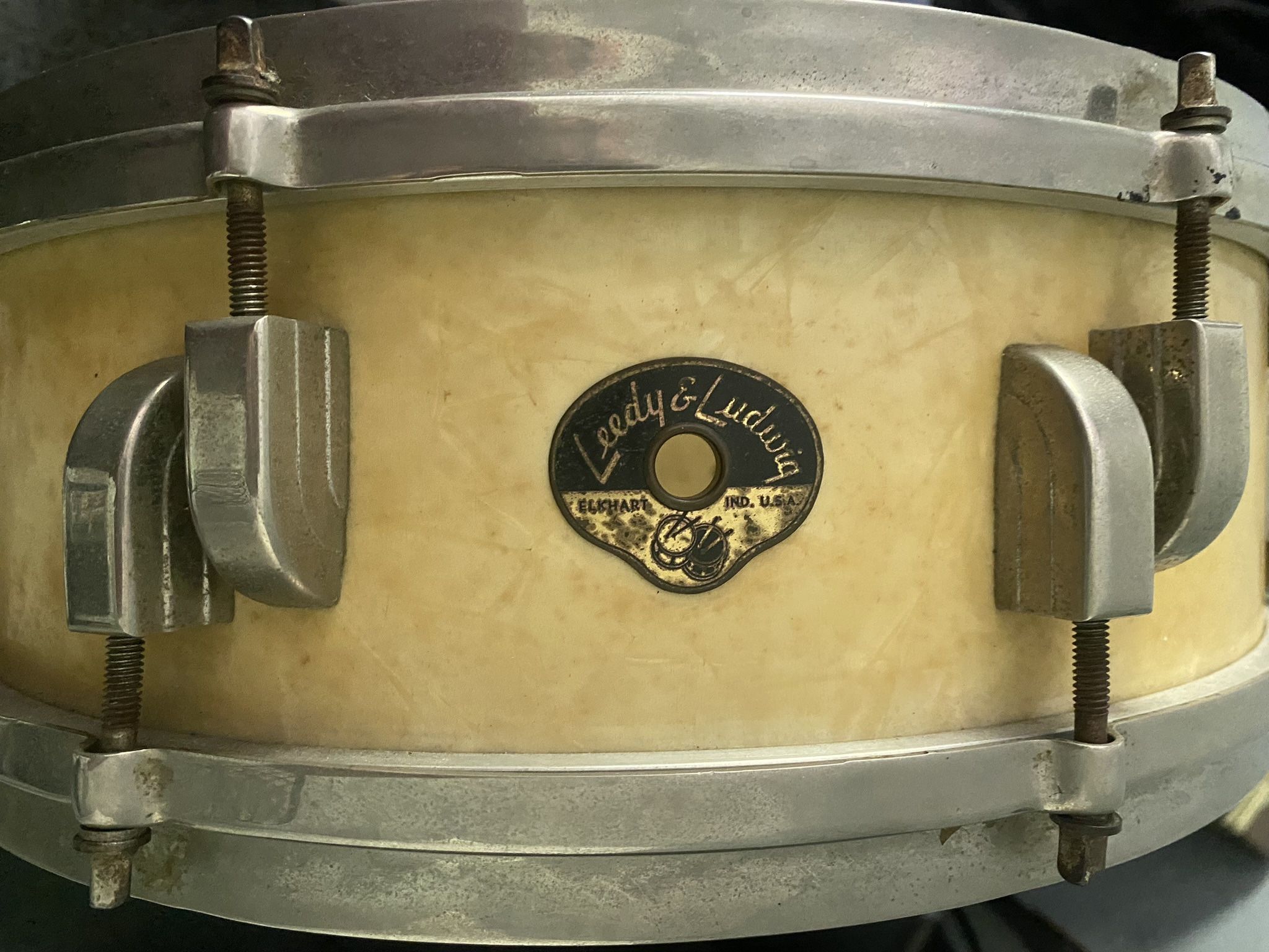 1950s Leedy & Ludwig snare 14x4.5"