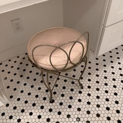 Small vintage vanity chair