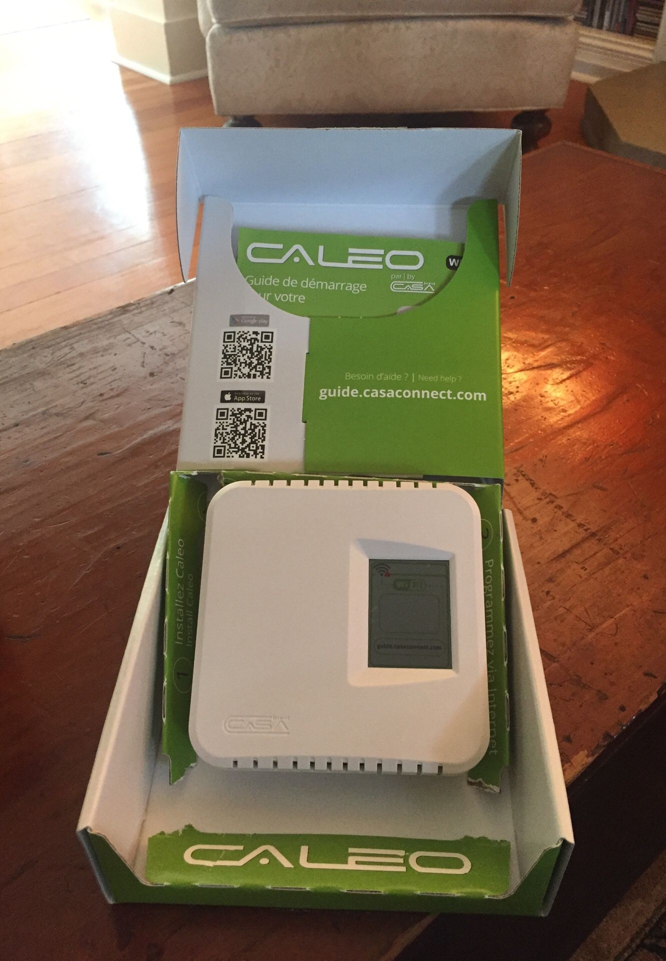 WiFi line voltage thermostat for baseboard heaters - Caleo by CaSA