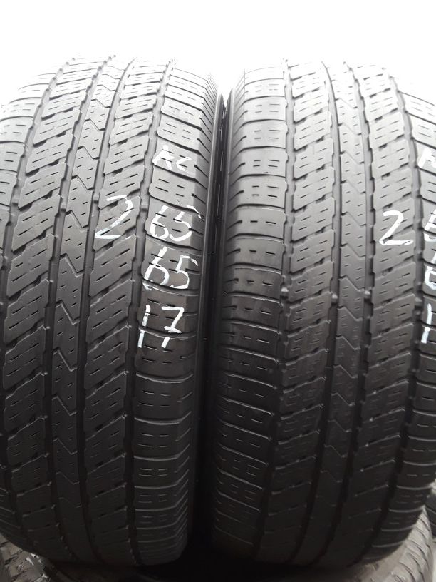 265/65-17 #2 tires