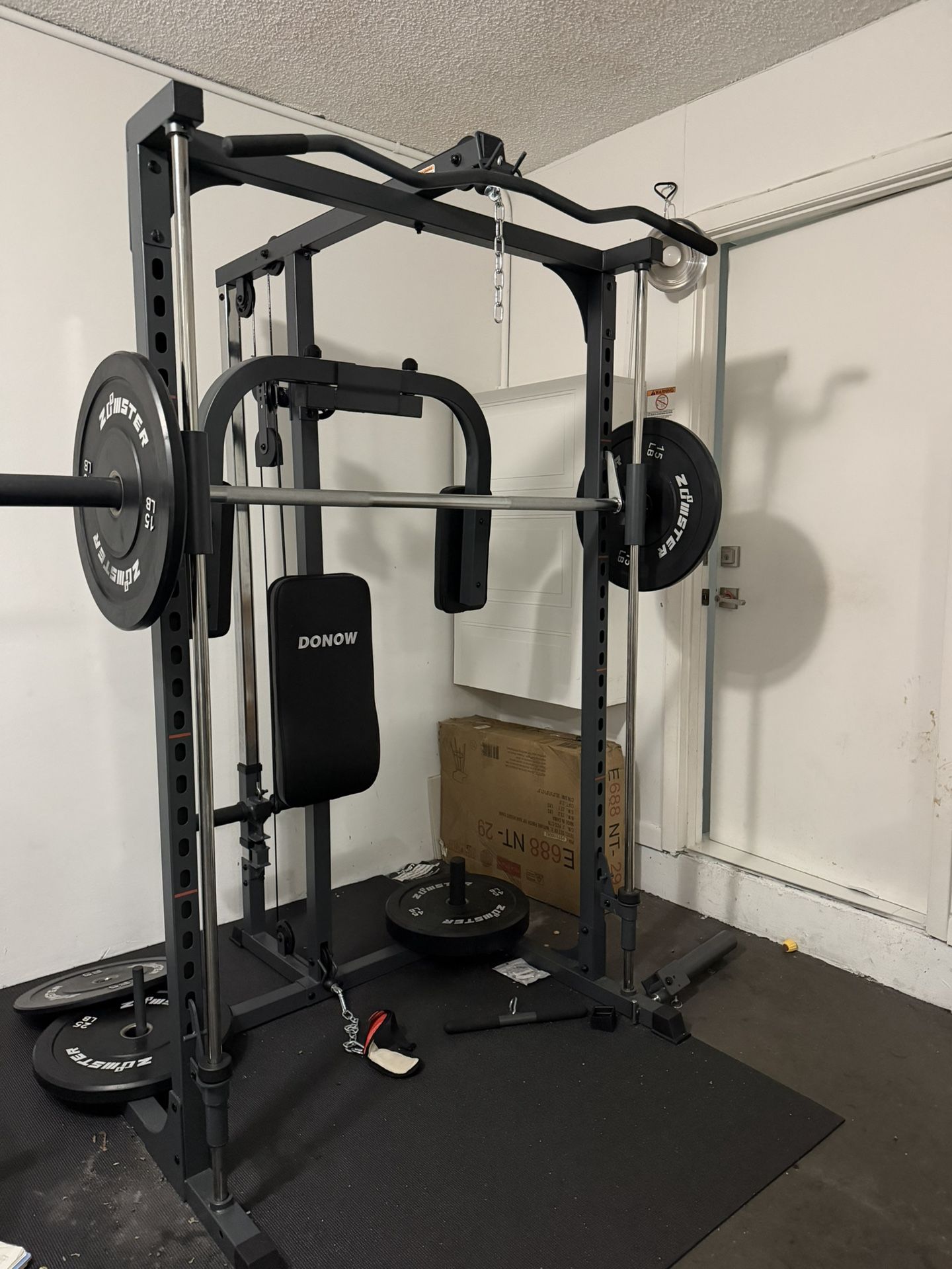 Smith Machine Power Cage + Cable System (Home Gym) – $599 OBO