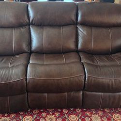 Italian Leather Sofa