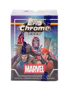 2026 Topps Chrome Marvel Trading Cards Box