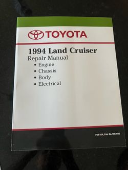 1994 Toyota Land Cruiser Owner and factory Manual