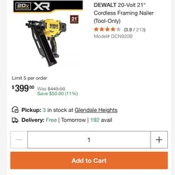 Cordless Framing Nailer