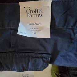 Men's Croft & Barrow 7.5" Elastic-Side Cargo Short