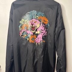 Jeff Men Jacket XL Black Windbreaker