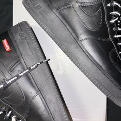 Black Supreme, Nike Air Force Ones