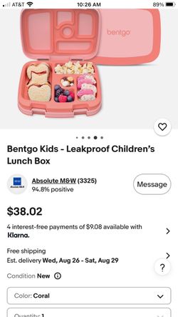 Bentgo Leak-proof children’s lunchbox… Brand new