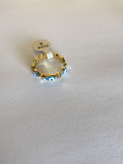 Evil Eye 🧿 Gold Plated Ring