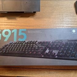 Open-box Logitech G915 Lightspeed Clicky Full Size RGB Keyboard