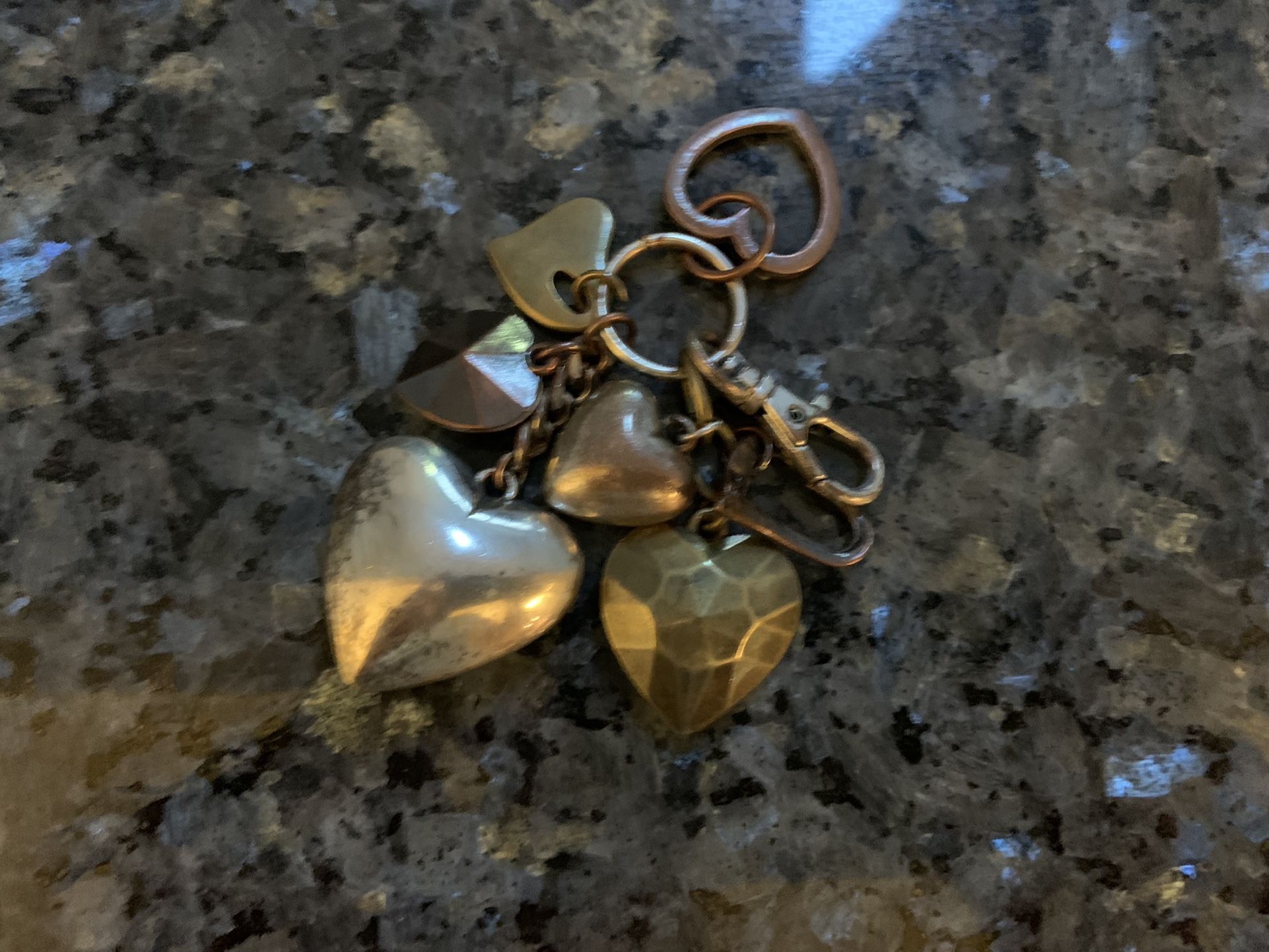 Vintage Heart Keychain