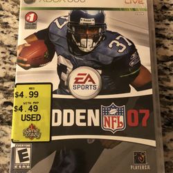 Madden NFL 07, Microsoft Xbox