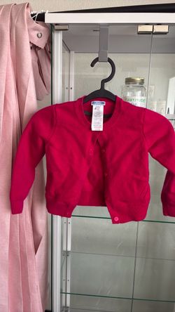 Janie and Jack Kids Red Cardigan Sweater