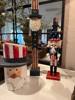 Adorable set of unique patriotic decor