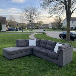 Grey Sectional Couch Free Local Delivery 