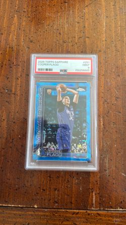 Cooper Flagg 2025 topps sapphire