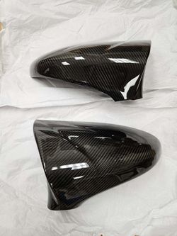 Brand New 2014-2020 LEXUS IS200 IS300 IS350 IS250 M HORN STYLE REAL CARBON FIBER SIDE MIRROR COVER CAP