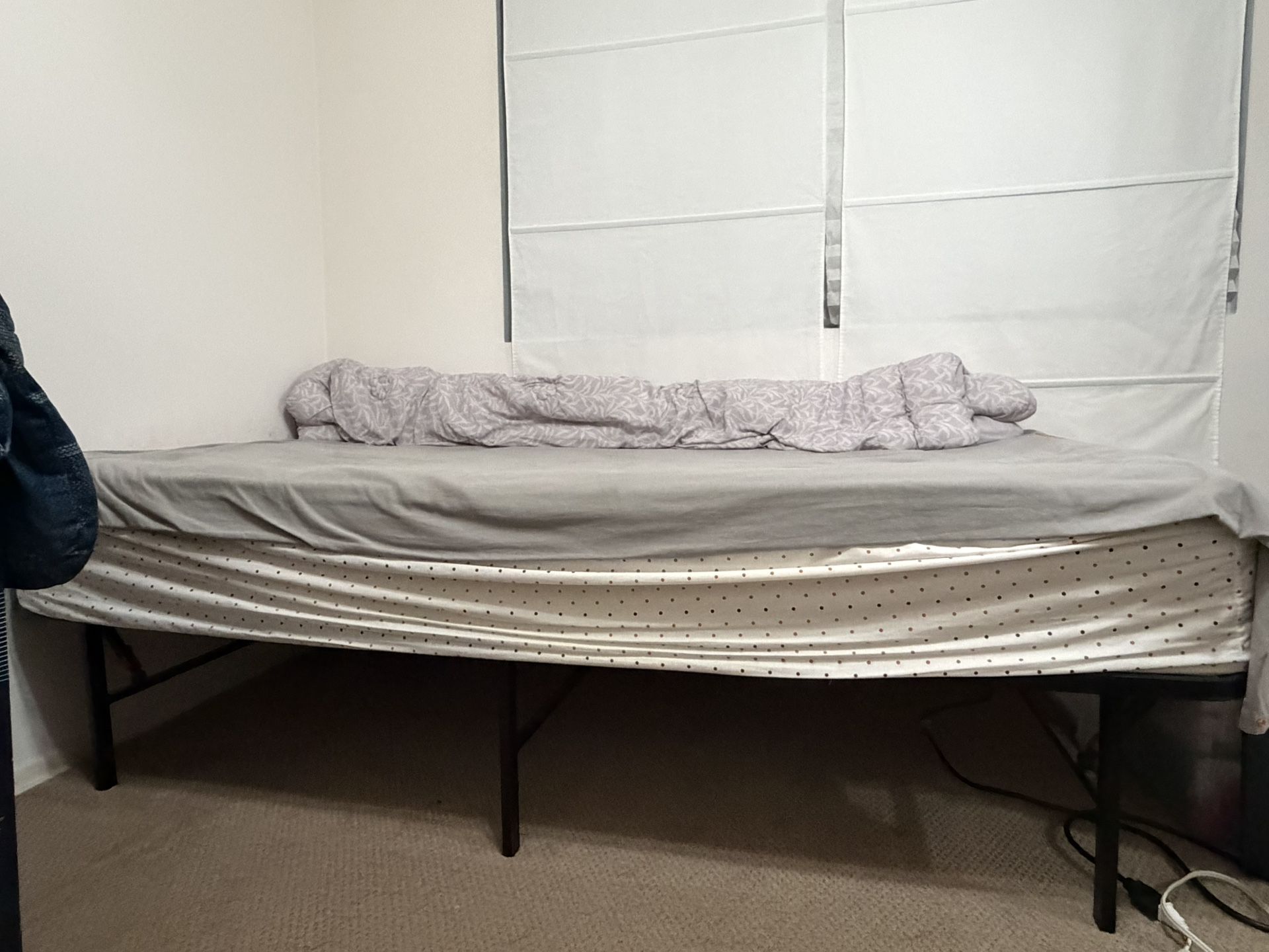 Twin Bed Frame + Mattress