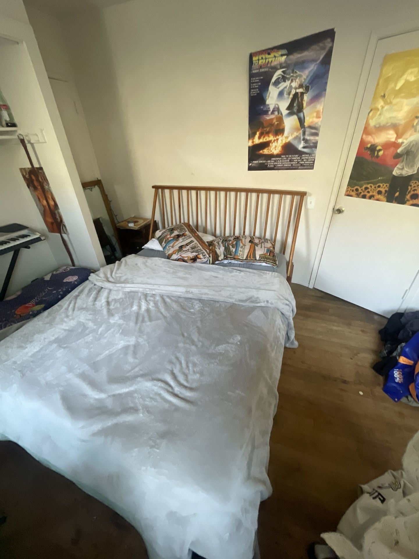 Mid Century Modern Queen Bed Frame