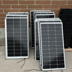 Free Solar Panels, Ply wood, Battery Boxes