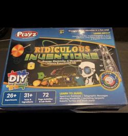 Playz Ridiculous Inventions Science Kits for Kids - Energy, Electricity & Magnetic Experiments Set