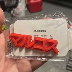 Marcos Keychain in Red, Japanese