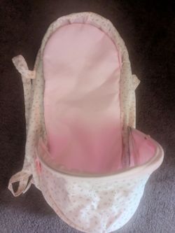 Pink Doll Stroller and Pram Set