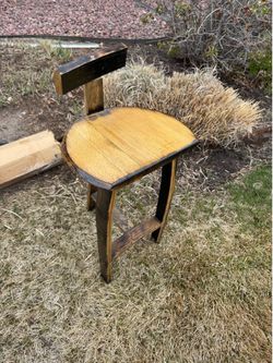 Hand crafted whiskey barrel chairs /stools