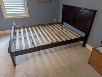 Cherry Wood Queen Bed Frame