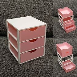 3d Printed Pink Storage Stackable Drawers