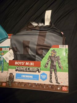 Brand New Minecraft Creaking Costume Size 8 (boys)