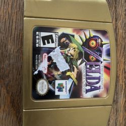 Nintendo 64, N64 The Legend of Zelda Majora's Mask Bronze Gold Edition