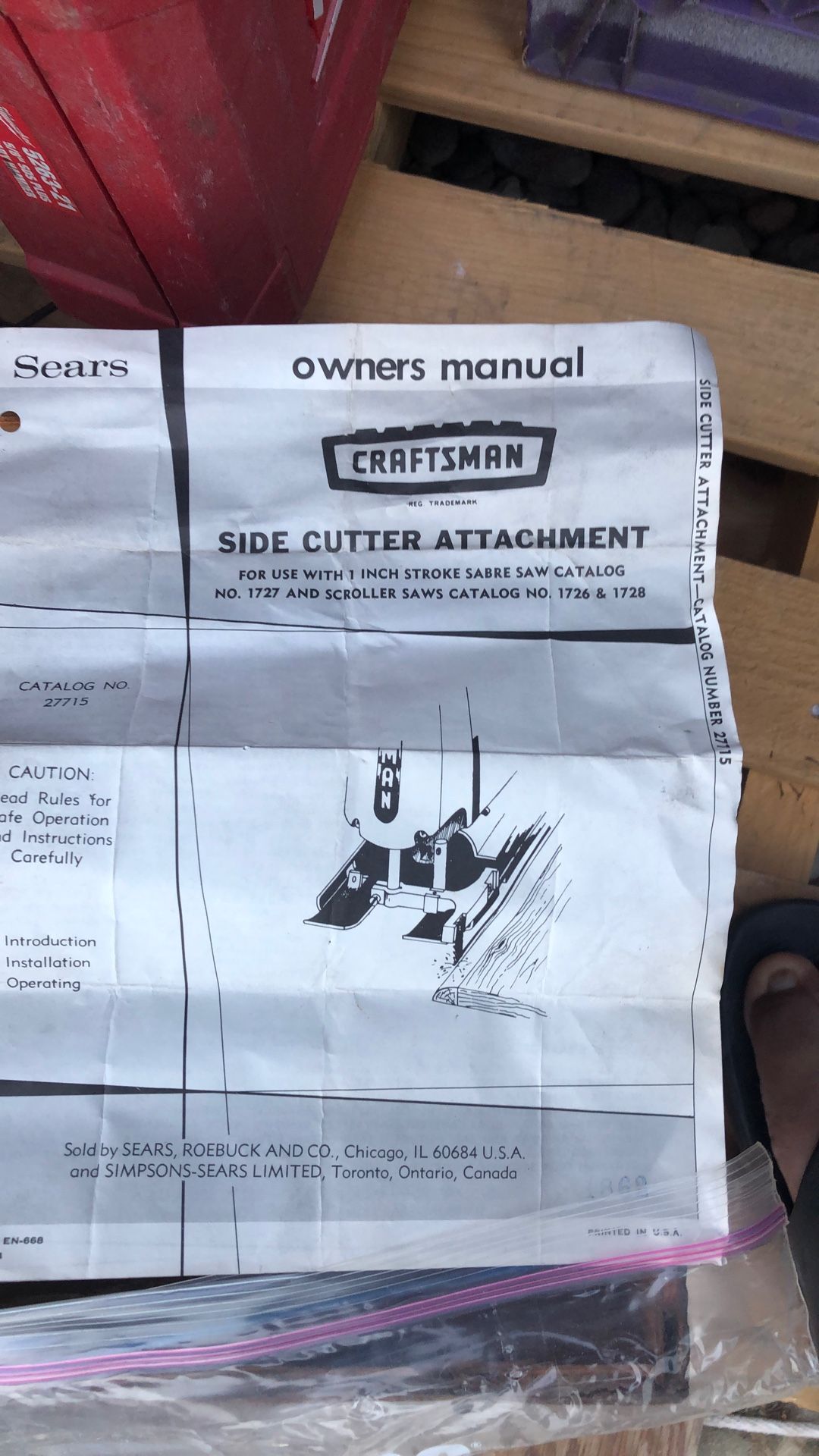 Craftsman Side Cutter