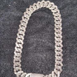 Silver Chain Moissanite