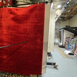 5x7 Area Rugs Carpet Rugs Shaggy Super Shaggy Thick Solid Design Colors Red