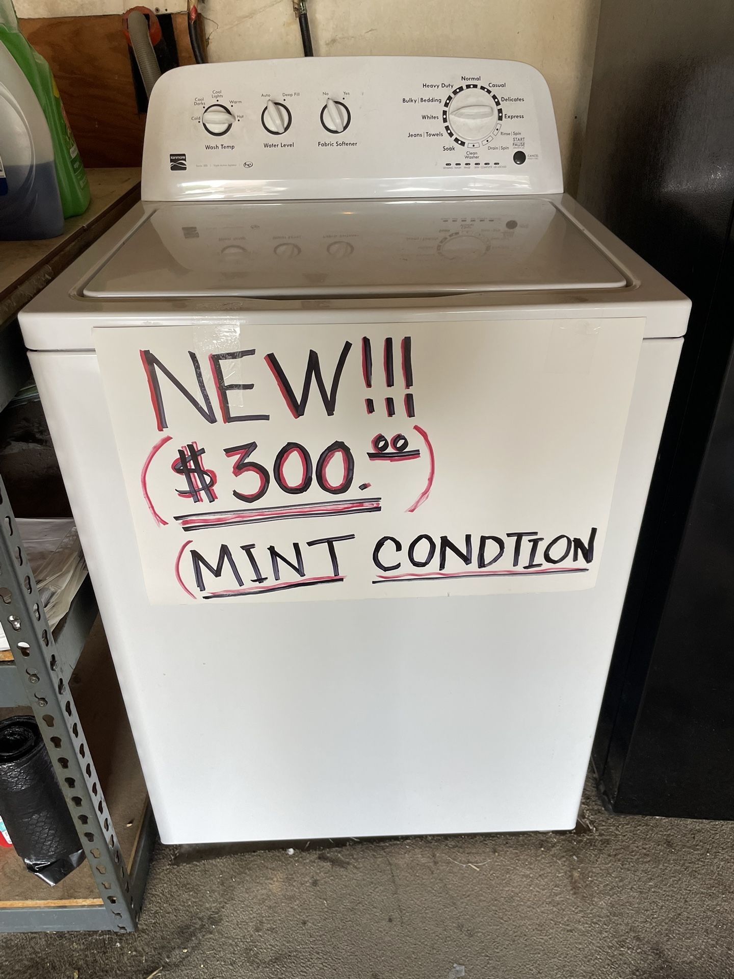 Mint Condition Kenmore Washer 