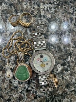 Jewelry lot trade for old school 14k 10k diamonds