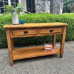 Mission Style Entry or Sofa Table