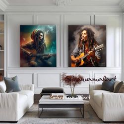 Bob Marley Canvas Art Set 