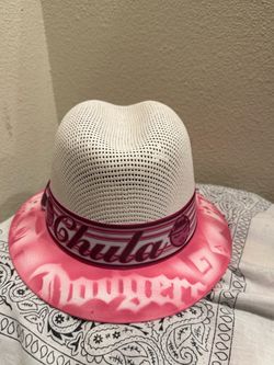 Chula Mujer Pink Fedora Hat