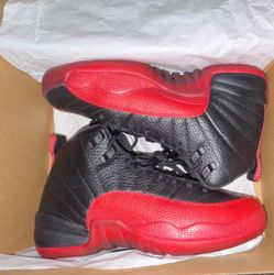 Air Jordan 12 Retro "Bred" 6.5Y “Flu Game”
