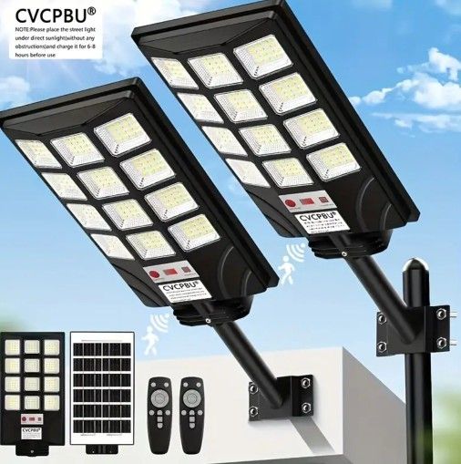 LUCES DE CALLE SOLAR LED 1000W/SOLAR STREET LIGHT LED 1000W