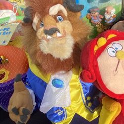 Disney Store Beast Teapot And Chip Vintage 