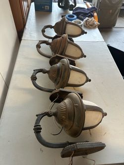 Wall lights $30 set